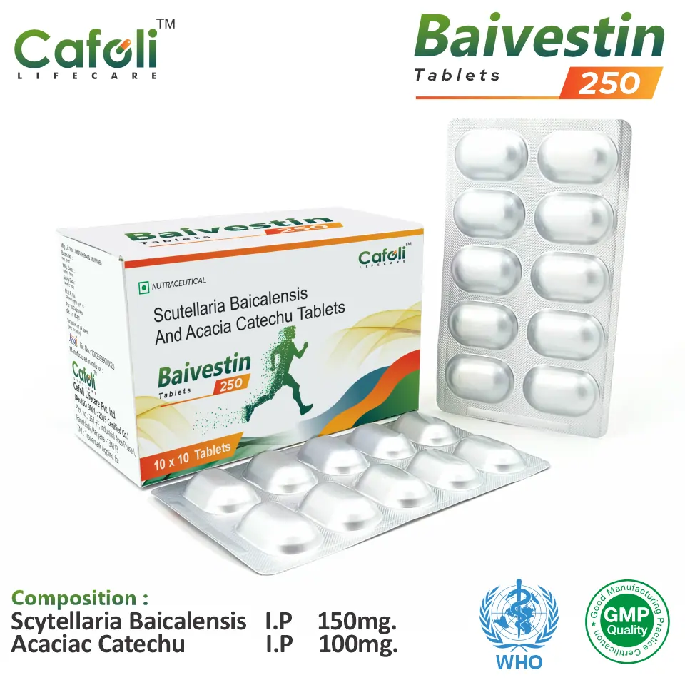 Scutellaria Baicalensis + Acacia Catechu Tablet PCD Pharma